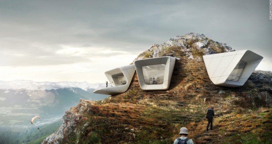 The museum carved into a mountain