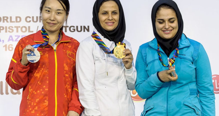 Two Rio berths for Iranian shooters in Azerbaijan