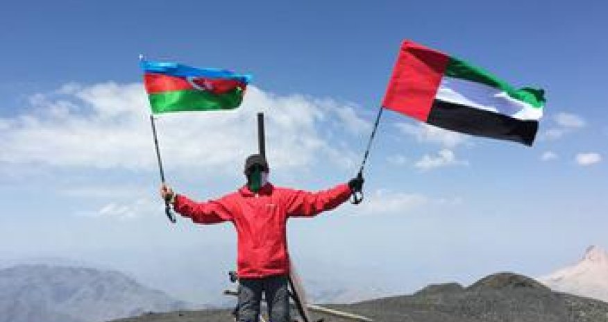 Arabian diplomat climbs to the highest peak of Azerbaijan