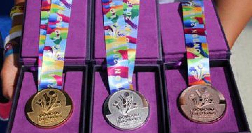 Medals of EuroHockey Championships 2015 made by Azersouvenir