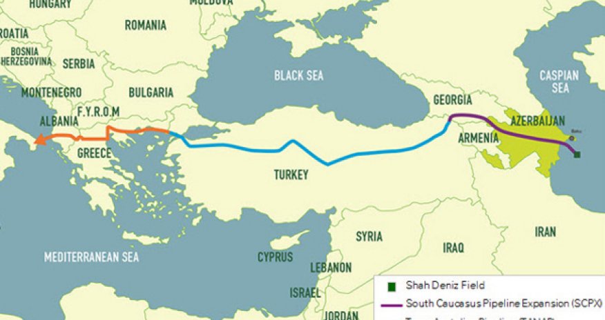 Azerbaijan is only route for Iranian gas supplies to Europe