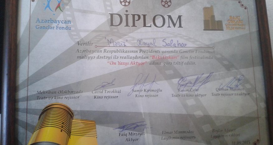 Gənc Tamaşaçılar Teatrının aktyoru 