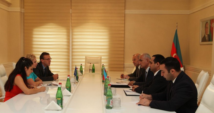 Economy minister meets EU envoy to protest 'anti-Azerbaijan' resolution