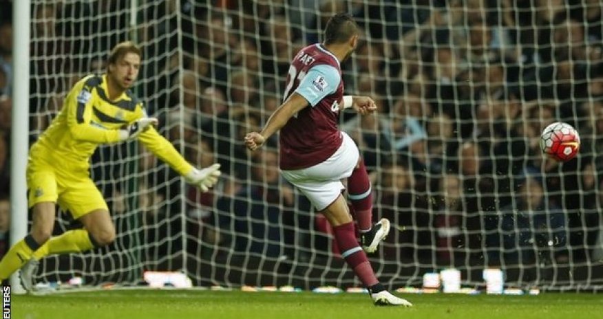 West Ham 2 - 0 Newcastle