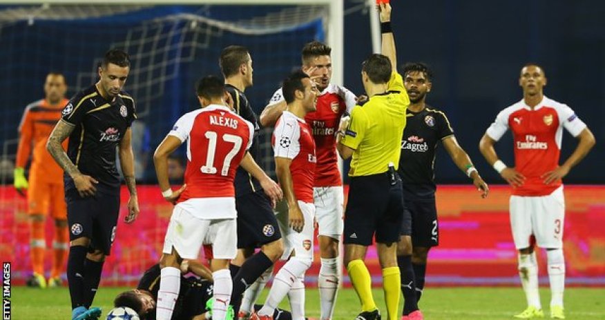 Dinamo Zagreb 2 - 1 Arsenal
