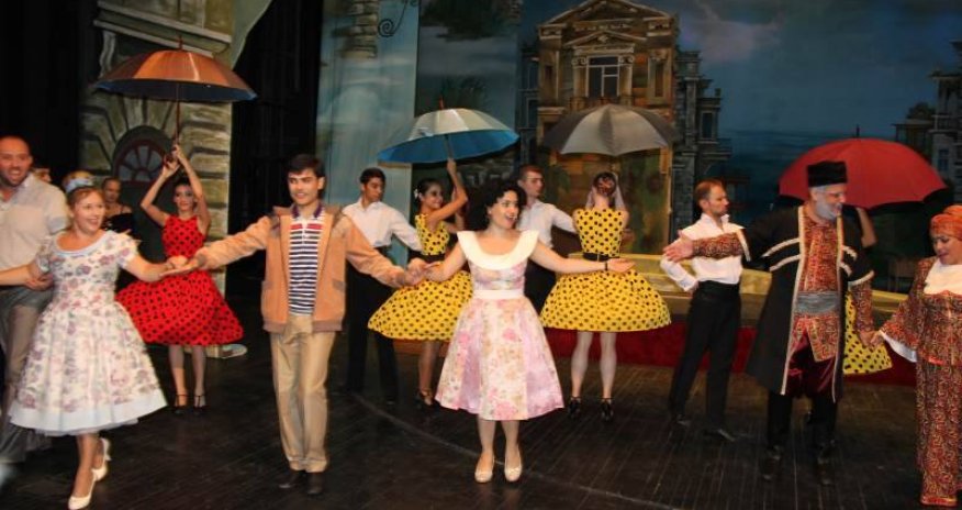 Musiqili Teatrda 106-cı mövsümün ilk premyerası - “Qafqazlı qardaşqızı” - Fotolar