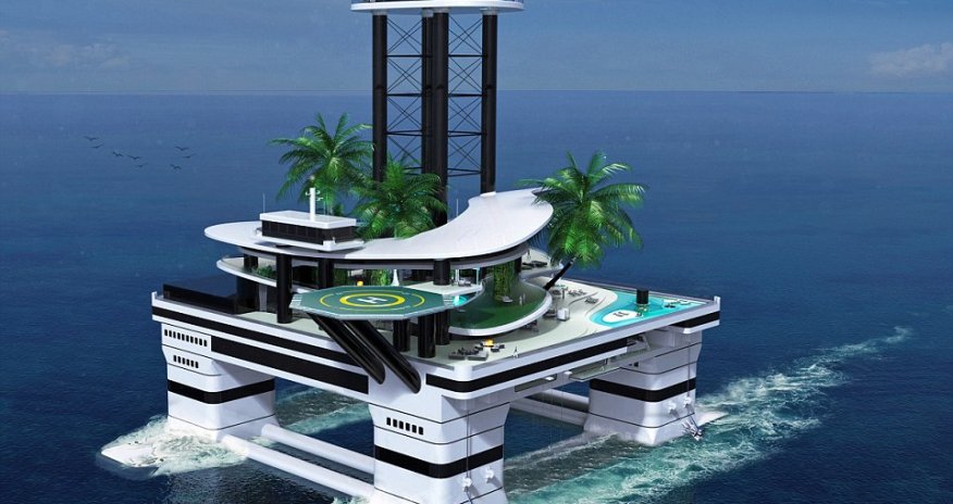 Forget the mega yacht - tomorrow's billionaires can buy a portable ISLAND