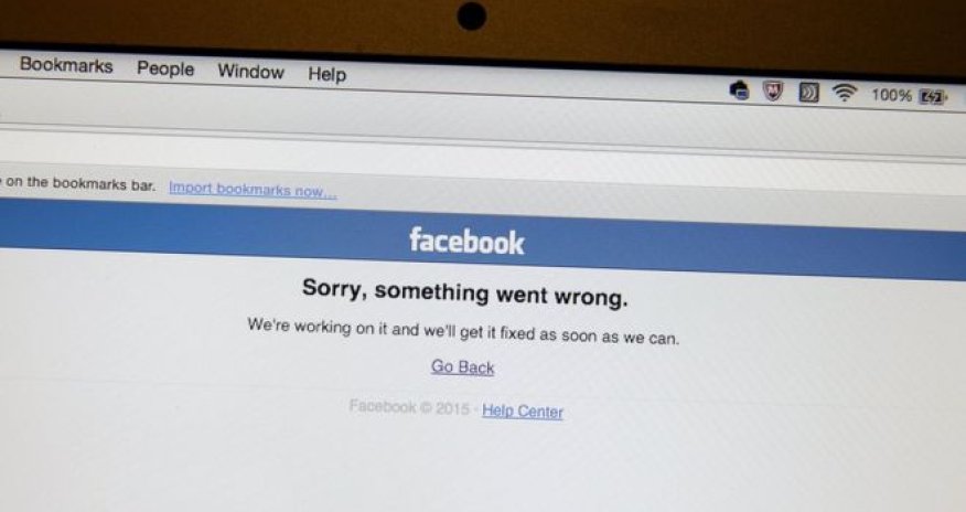 Facebook down for second time in a week