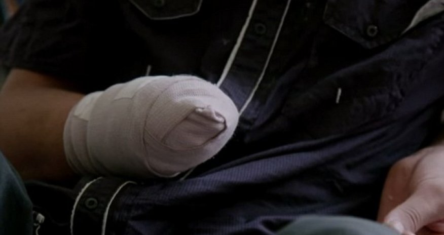 'They cut them off with a butcher's knife'