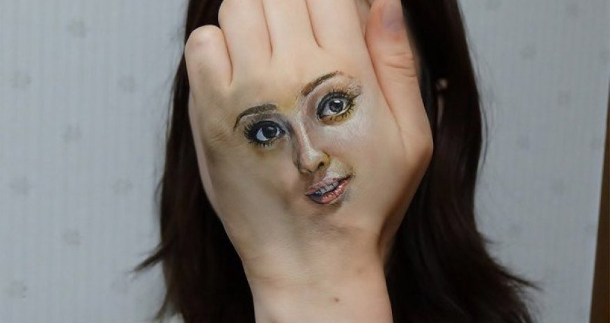 Разное: Боди-арт от японского мастера