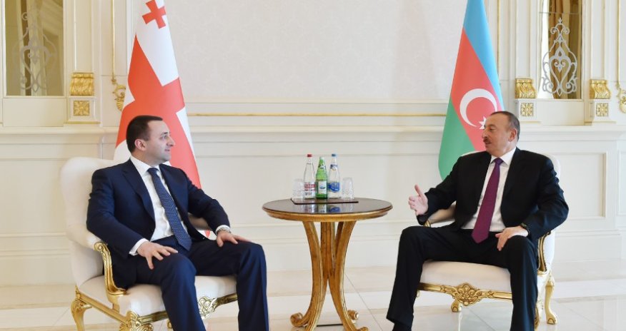 President Aliyev receives Georgia prime minister