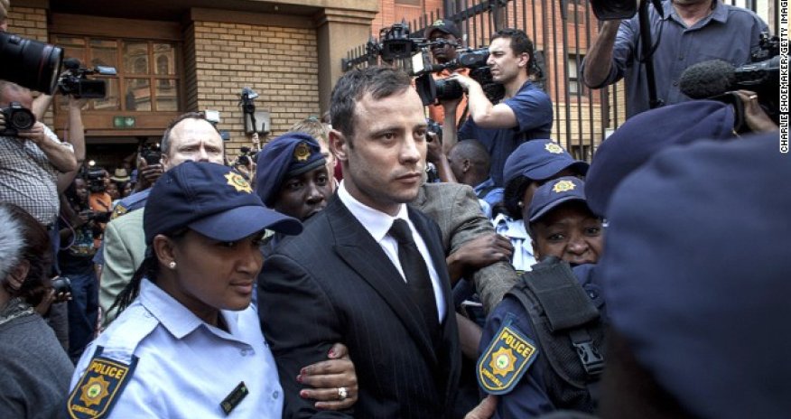 Oscar Pistorius leaves prison in Pretoria