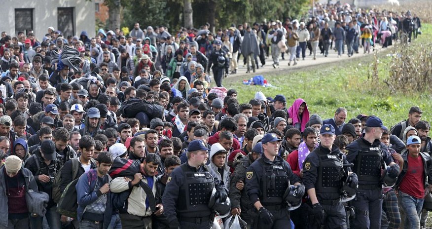 March of the migrants now 'out of control' as Croatia