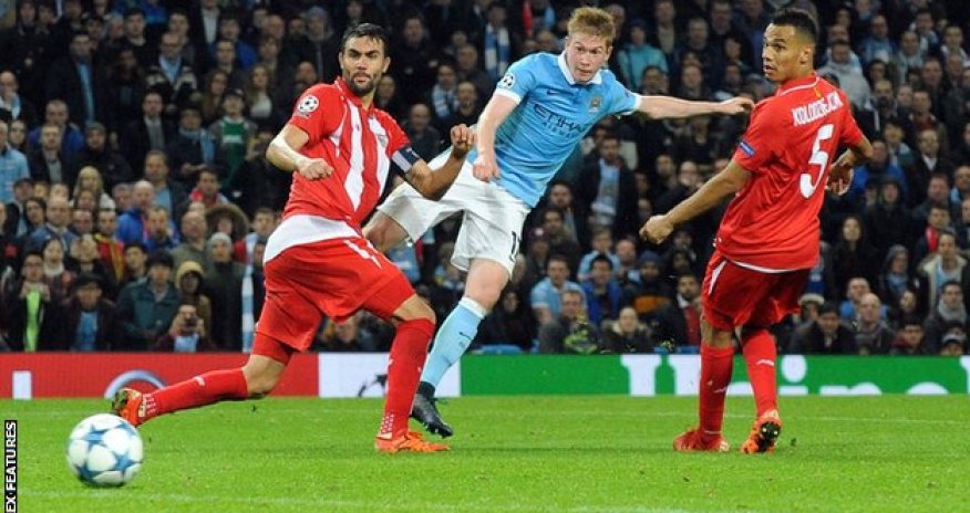 Man City 2 - 1 Sevilla