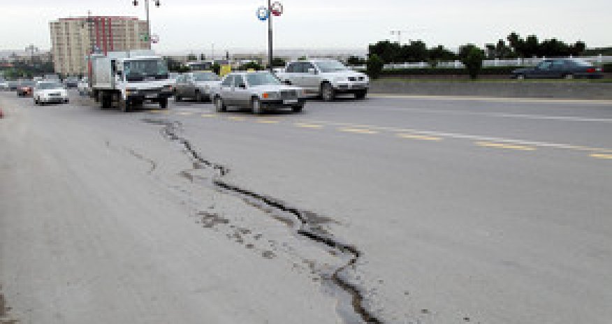 Bakı Beynəlxalq Avtovağzalın qarşısında yenidən sürüşmə - FOTOLAR+VİDEO