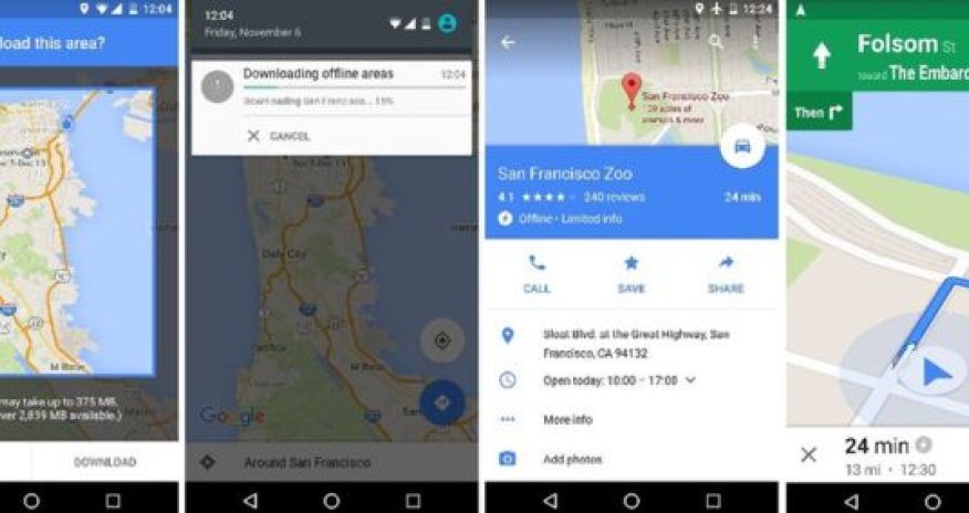 Google Maps gets offline search and directions