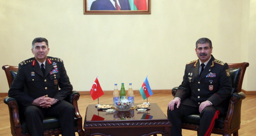 Zakir Həsənov Türkiyənin Quru Qoşunları komandanı ilə görüşdü - Fotolar