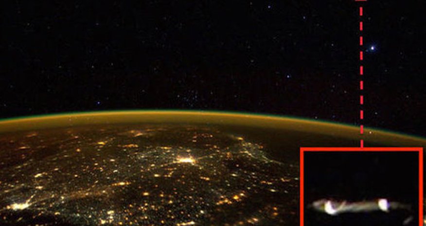 Astronaut tweets pic of 'UFO' from Space Station