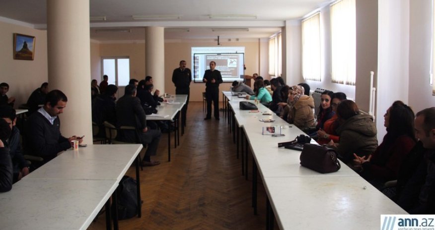 Ekstremal situasiyada işləməyə hazırlaşan jurnalistlər - FOTOLAR