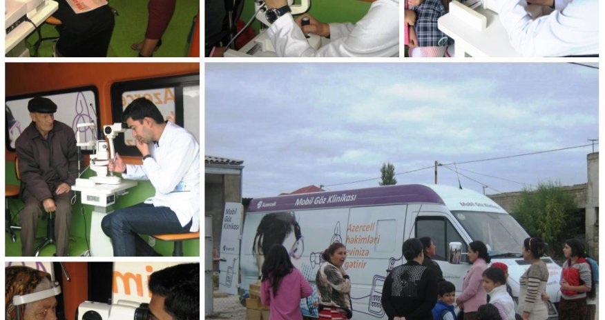 Azercell’s Mobile Eye Clinics examines over 500 people