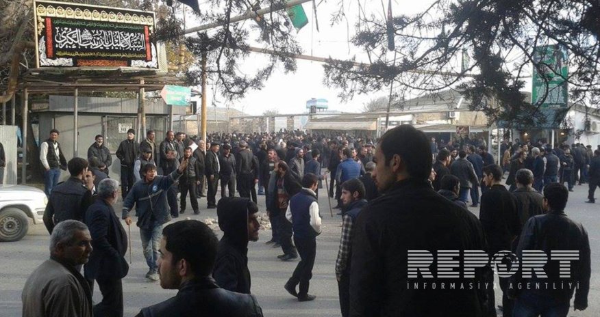 Nardaranda İTV-nin operatoruna xəsarət yetirildi, kamerası sındırıldı