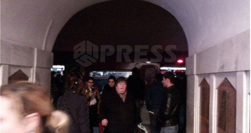 Bakı metrosunda həyəcanlı anlar