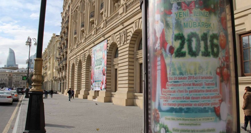 Musiqili Teatrda Yeni İl şənliklərinə hazırlıq yekunlaşmaq üzrədir