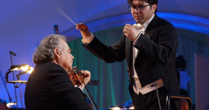 Rusiya Milli Simfonik Orkestri Əyyub Quliyevin rəhbərliyi ilə çıxış edib