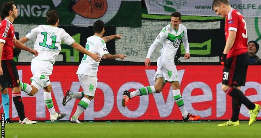 VfL Wolfsburg 3 - 2 Man Utd
