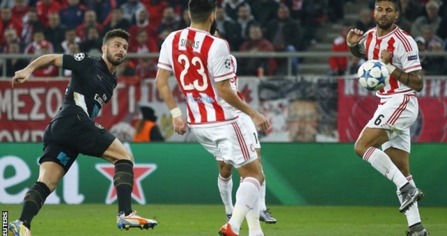 Olympiakos 0 - 3 Arsenal