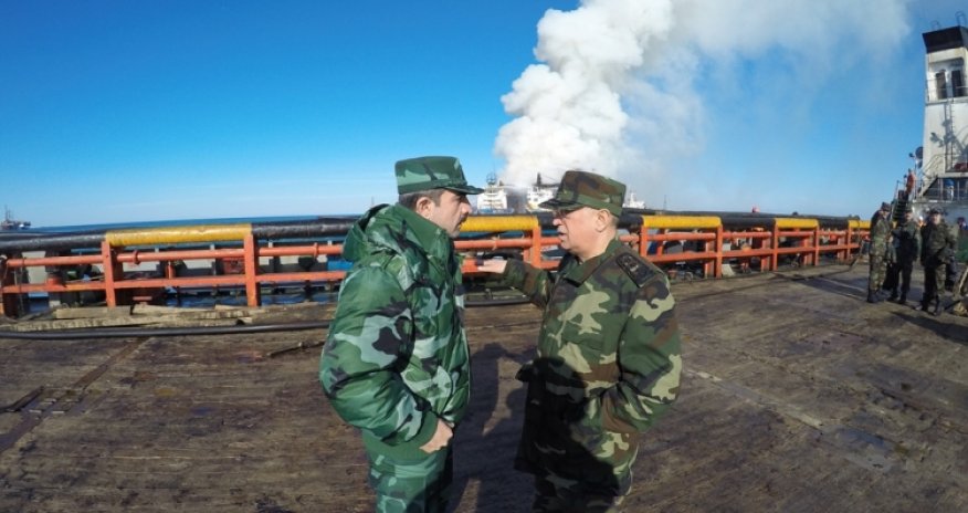 Kəmaləddin Heydərov və Elçin Quliyev “Günəşli” yatağında - Fotolar