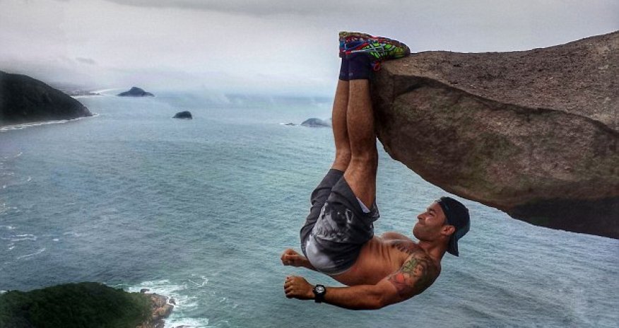 It's more of a tall story than abs-olutely terrifying!