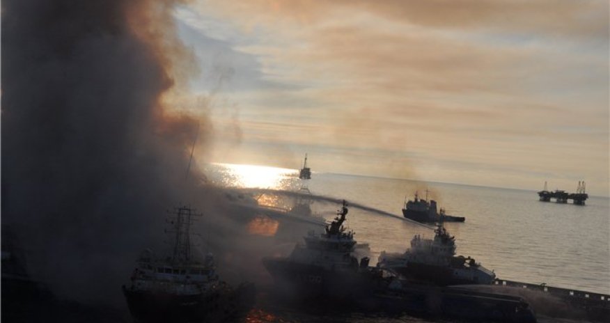 No threat of oil spill as fire at oil wells put out, SOCAR says