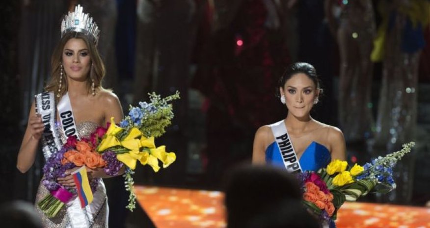 Online storm after Miss Universe gaffe