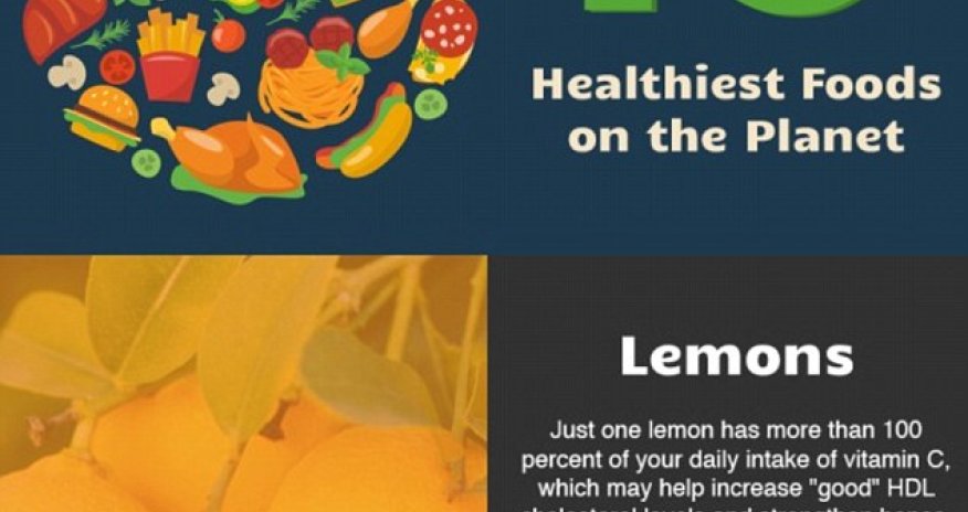 The top 10 healthiest foods on the planet revealed