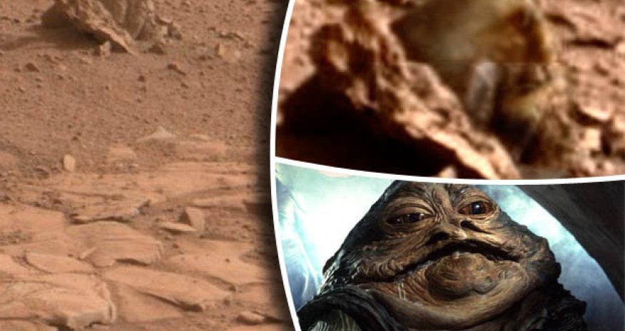 UFO investigator 'spots Jabba the Hutt' on Mars