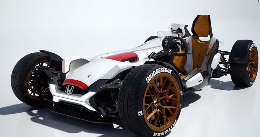 Honda's new motorcycle-race car hybrid