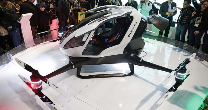 Chinese firm says self-flying craft could be used as a smart taxi