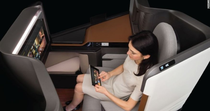 The coolest airplane seat ever