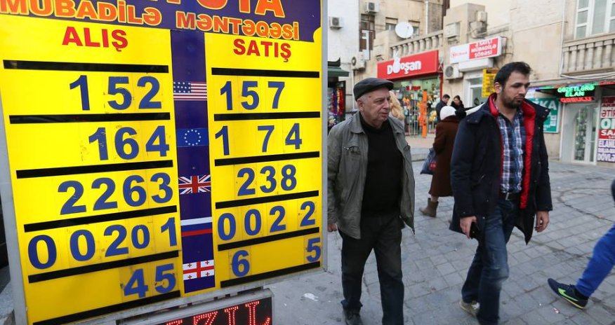 Azerbaijan limits currency exchange amid currency slide
