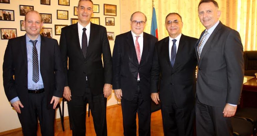 Asim Mollazadə İsrail XİN-in nümayəndə heyətini qəbul edib