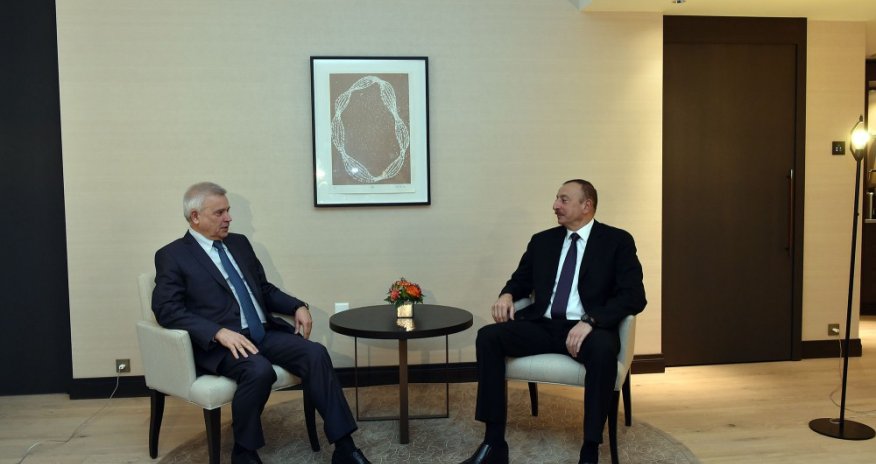 İlham Əliyev Vahid Ələkbərovla görüşdü