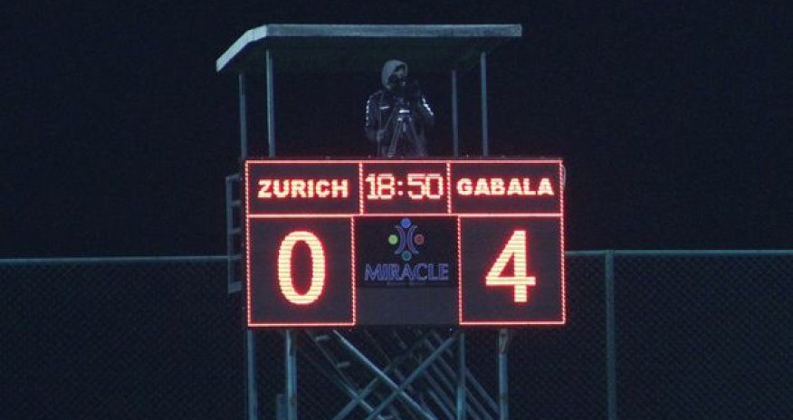 «Габала» разгромила «Цюрих»