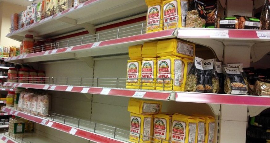 Bakıda supermarketlər qəfil boşaldı