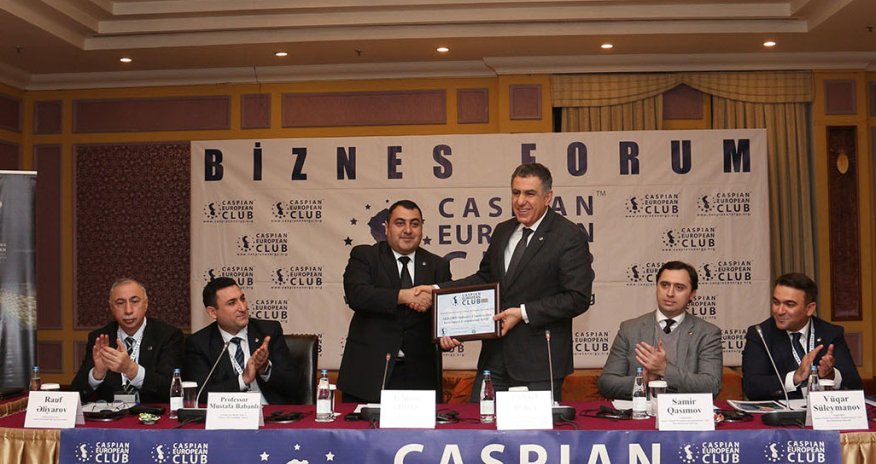 Caspian European Club (Caspian Business Club) holds business forum with participation of management of Akkord Corporation