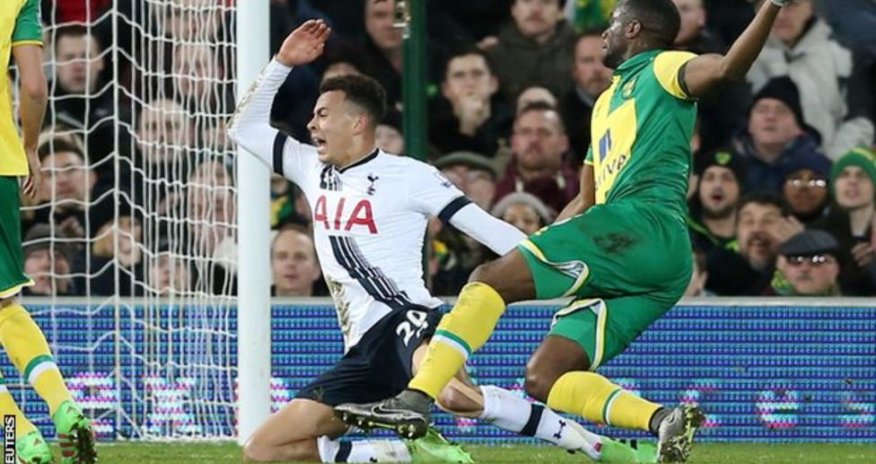 Norwich 0 - 2 Tottenham