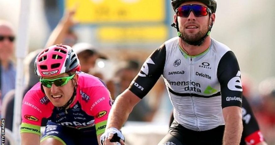Mark Cavendish wins opening stage in Tour of Qatar
