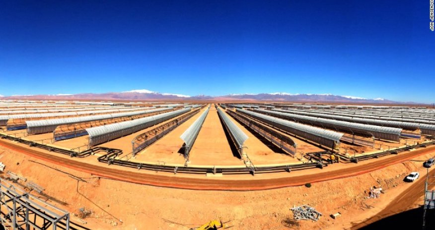 World's largest concentrated solar plant switches on in the Sahara