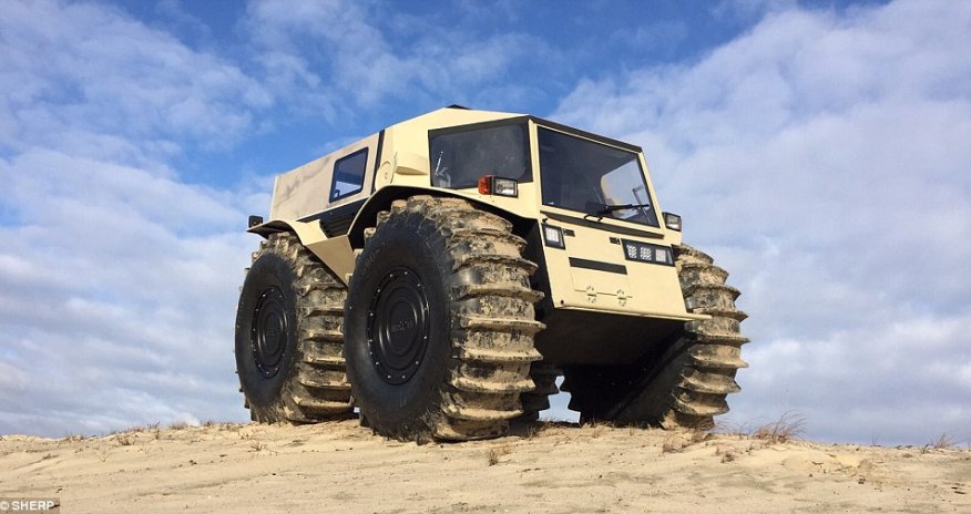 The bizarre 'mini monster truck' that can go anywhere