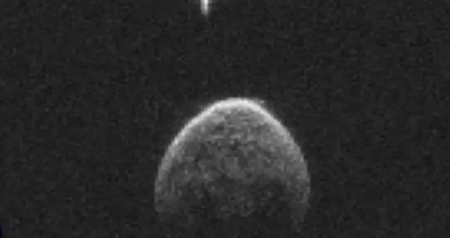 Is this a 230ft UFO orbiting an asteroid?